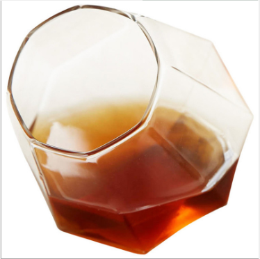 Whiskey Glass Cups Accept OEM Whiskey Wine Glass Clear Glassware Diamond Tumbler Glass