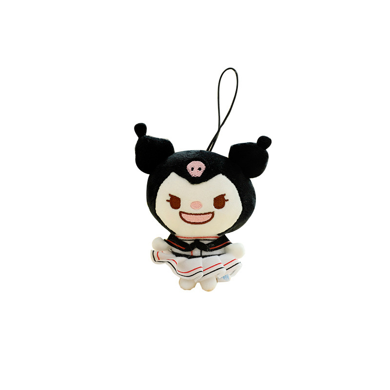 Оптовая продажа, миниатюрный плюшевый брелок Kuromi kawaii Kuromi