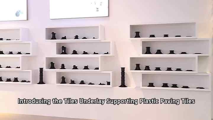 Plastic Paving Tile Support System - Adjustable Pedestals