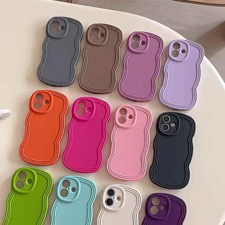 Wavy Bumpy Phone Case for Iphone 14 More Luxury Protection