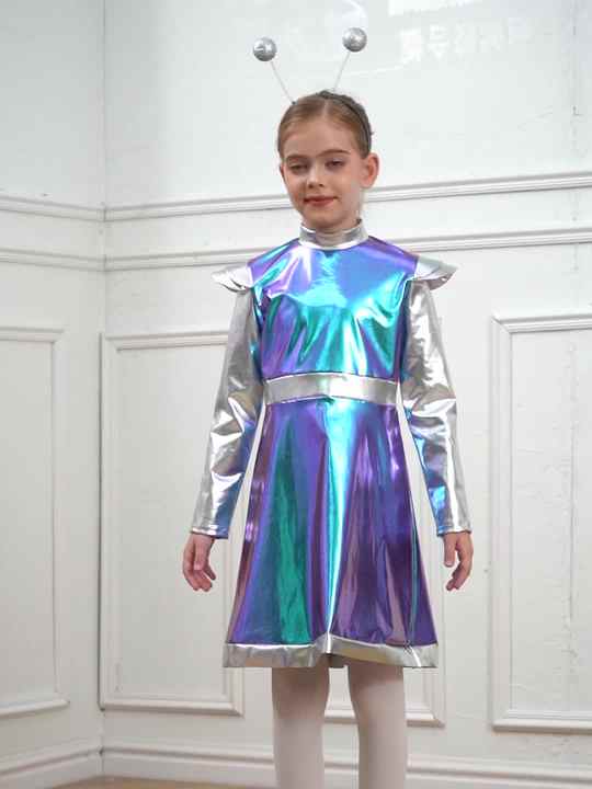Cosplay Fun: Kids Girls Alien Costumes Out of This World