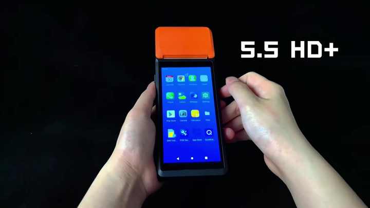 PDA Q6Pro 4G Net 3G+32G RAM +NFC +Scan Terminal Machine Receipt Printer ...