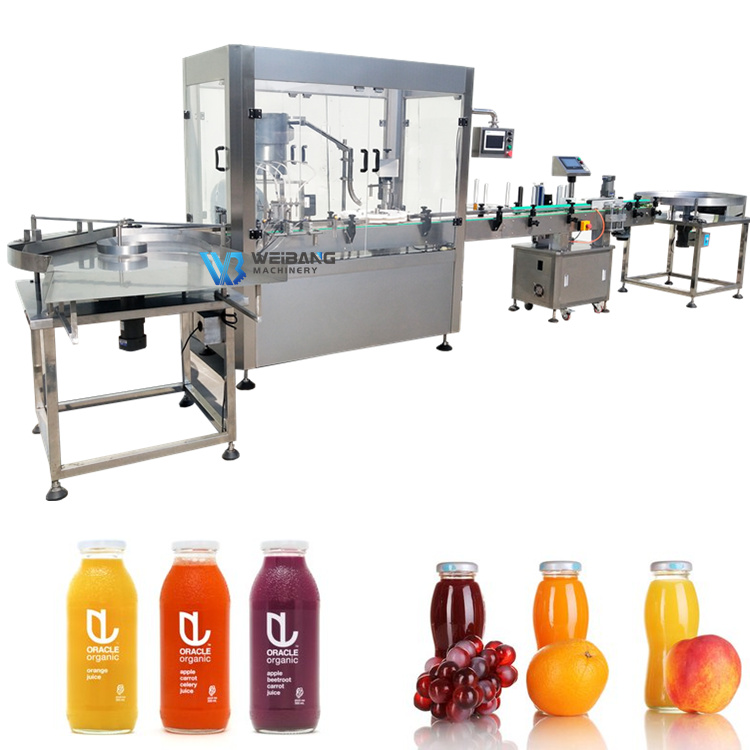 Автоматическая машина для розлива жидких фруктовых напитков соков