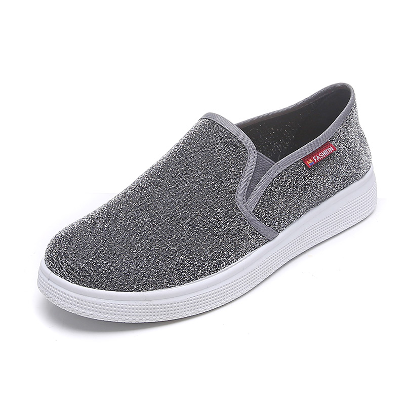 Новый стиль, блестящие плоские повседневные женские лоферы, обувь