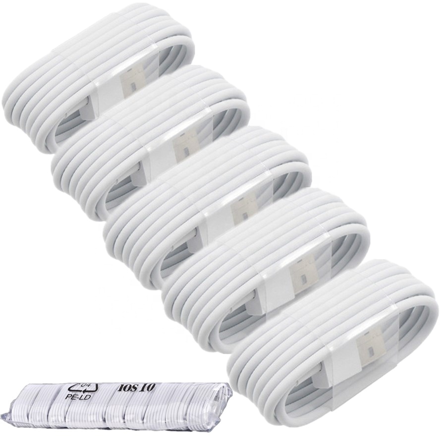 Новинка 2021, кабель для быстрой зарядки, 1 м, 3 фута, белый OD3.0, 8-контактный USB-кабель для Iphone 7, 8 Plus, X, XR, 11, 12 Pro, samsung, xiaomi, оптовая продажа