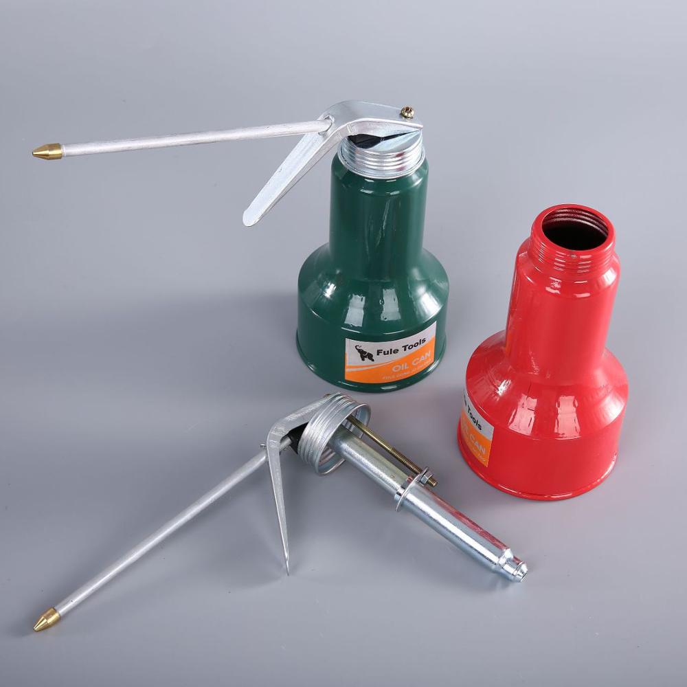 Металлическое масло объемом 300 куб. См, пусковой насос, масленка с гибким носиком для смазочных материалов, конусная верхняя банка