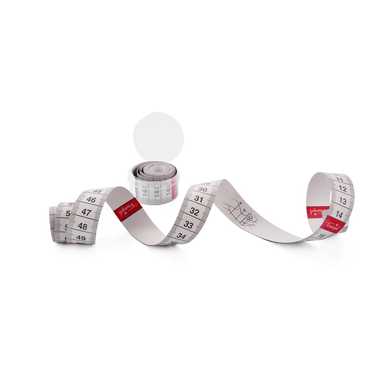 Cinta suave retráctil de 150 cm de doble escala de doble cara mediciones precisas para el hogar y la oficina mediciones médicas y costuras con regla flexible para medir la pérdida de peso