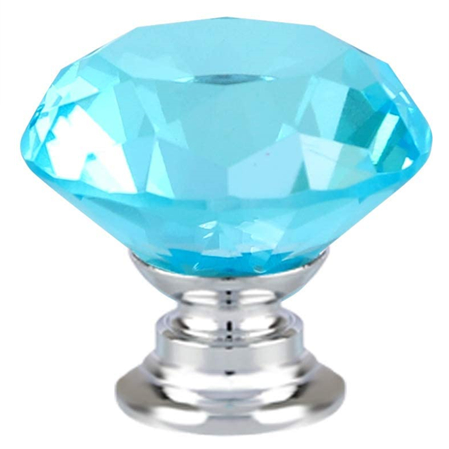 LOT Diameter 30mm Clear Crystal Glass Ball Shaped Cupboard Handles Drawer Knobs Door Knobs for cabinet Home Hardware