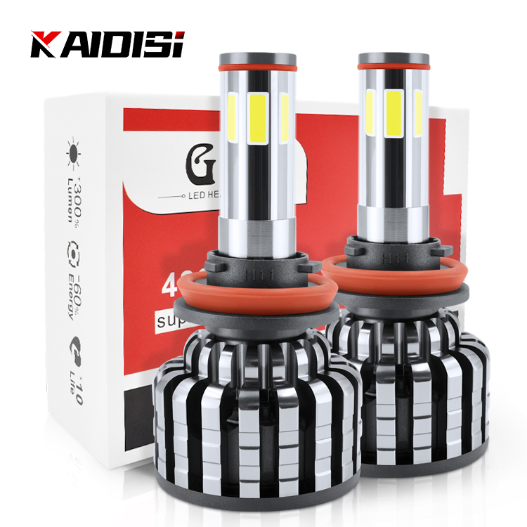 Супер яркий 100 Вт 12000lm cob Чип-диод лампочка светодиодное освещение авто лампы H1 H7 H11 9005 9006 G9 4 стороны фары для автомобилей SUV