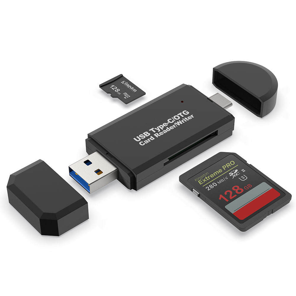 Заводская поставка, считыватель магнитных карт OTG USB 2,0, многофункциональный считыватель карт/запись для мобильных телефонов и ПК