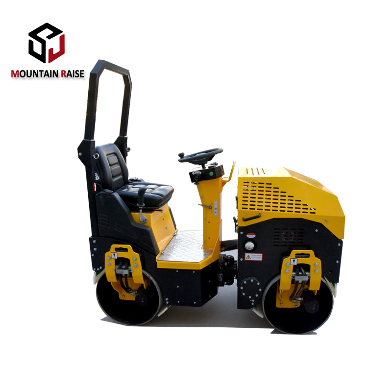 1000 кг Вибрационный асфальтовый мини-ролик компактный MR10