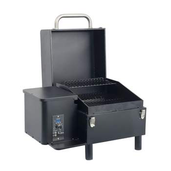 duty portable tabletop pellet grill wood pellet grill smoker
