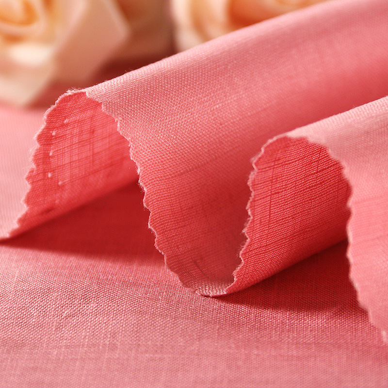 В наличии простая окрашенная ткань рубашка брюки одежда чистая льняная ткань