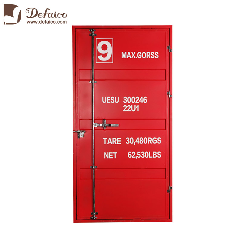 Container Kunst Eisen Metall Tür Vintage Retro Loft Stil Angepasst für Restaurant/Bar/Kaffee Tisch