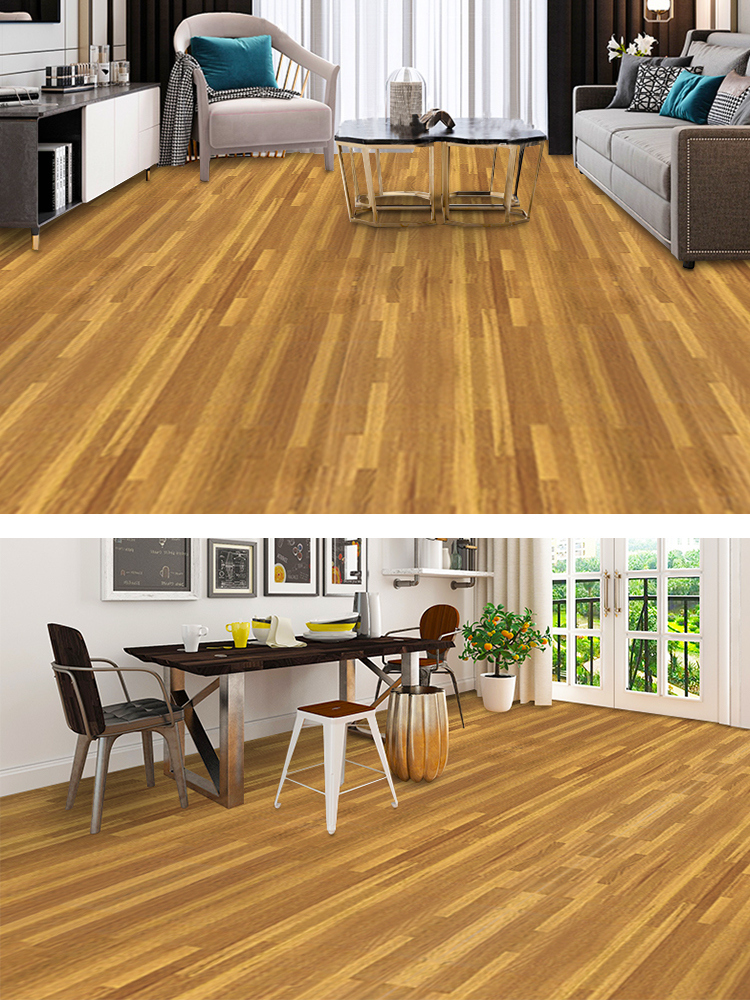 Wood Pattern Vinyl Flooring Film Pvc House Decoration Floor Film