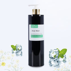 Private Label Oragnic Mint Oil Refreshing Peppermint Men Shower Gel Body Wash