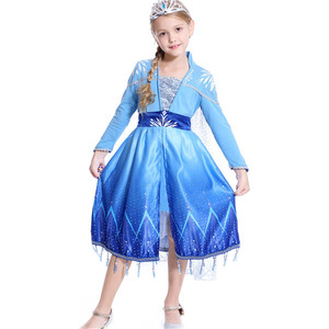 2019 Frozen 2 Elsa Inspired Dress Birthday Party Dress Elsa Fancy Dress Elsa Cosplay Costume