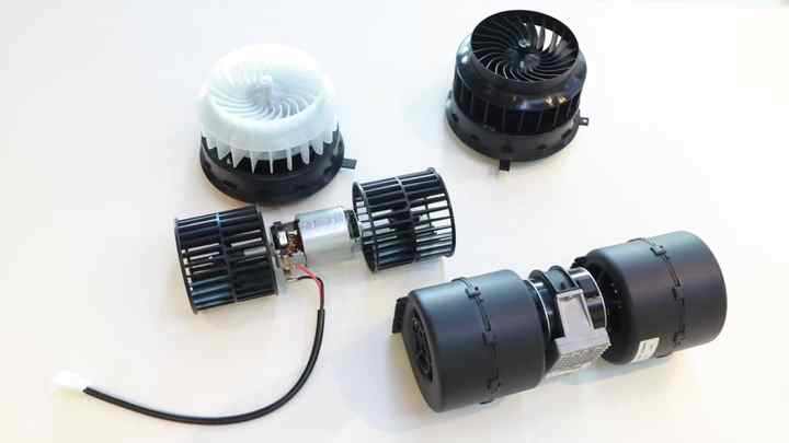 12V AC Blower Fan Motor Resistance with Resistor Module for