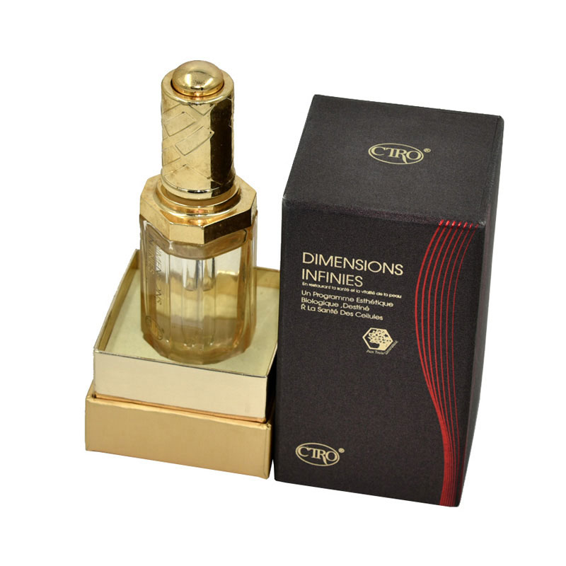 Capéu de chapéu personalizado preto perfume único de papel cosmético caixa de embalagem caixa de madeira fábrica personalizada