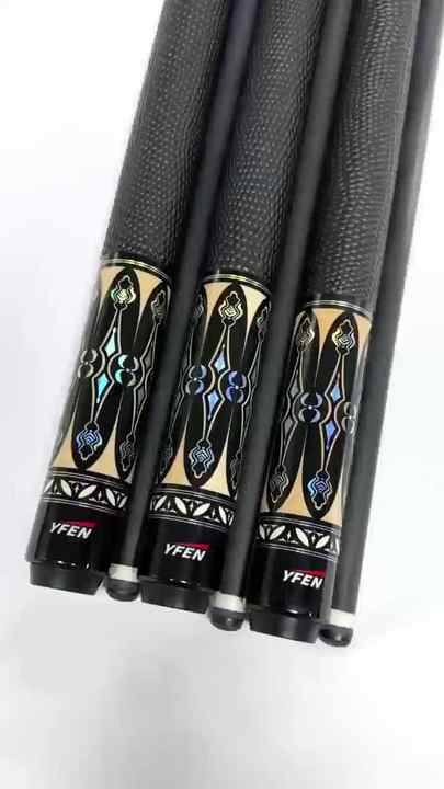 Yfen Billiard Pool Cue | 100% Full Carbon Fiber Shaft, 19-21oz