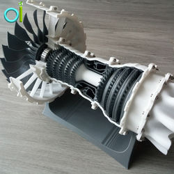 High Precision Custom Made OEM plastic jet turbojet turbine engine