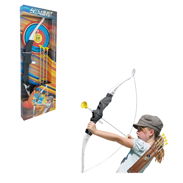Amazon забавные спортивные игрушки для мальчиков на открытом воздухе пластиковый лук и стрела игра Детские игрушки Спорт