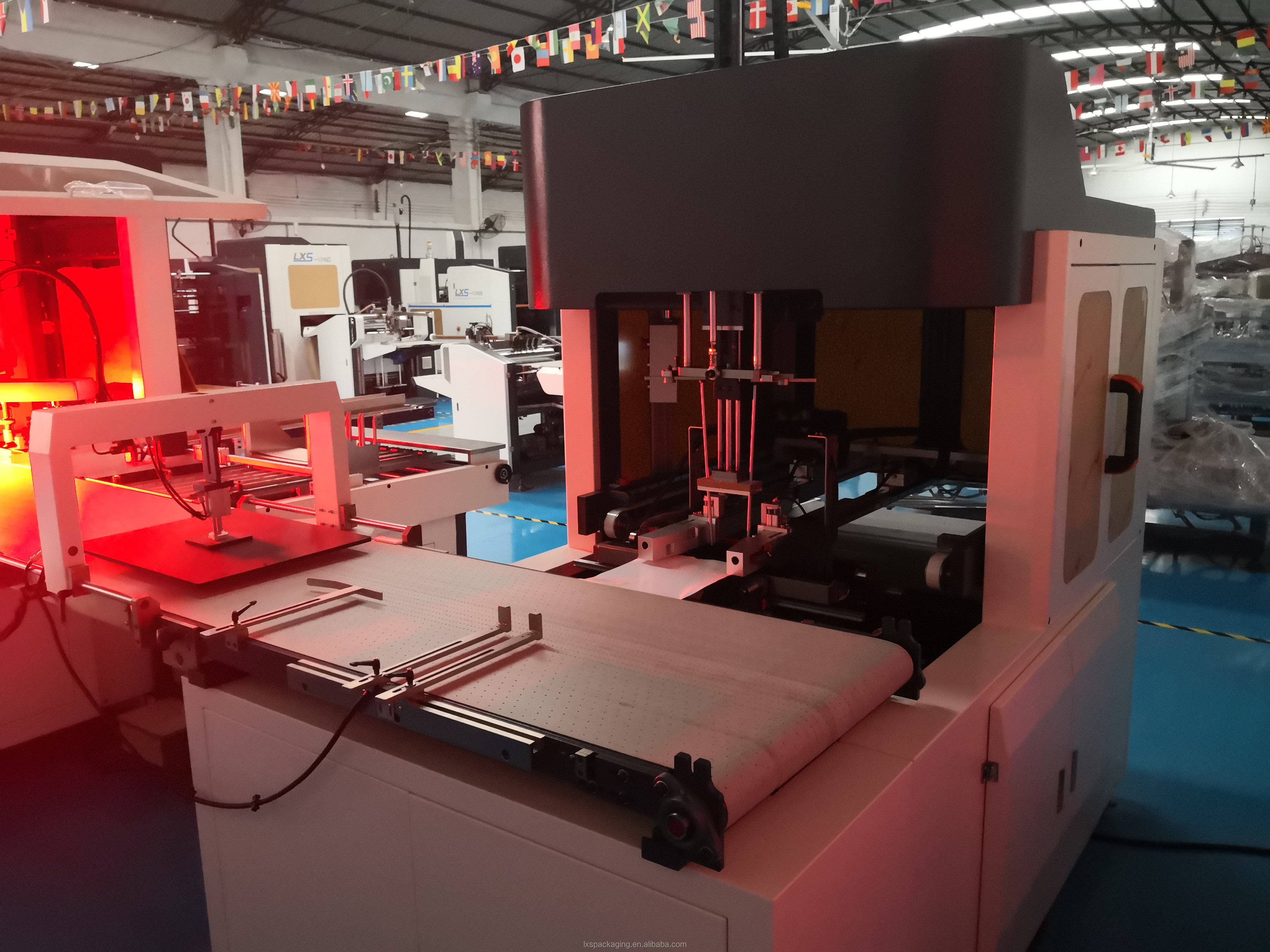 LS-1246G Automatic Case Maker & Set Up Box Making Machine Paper Board Making Machine
