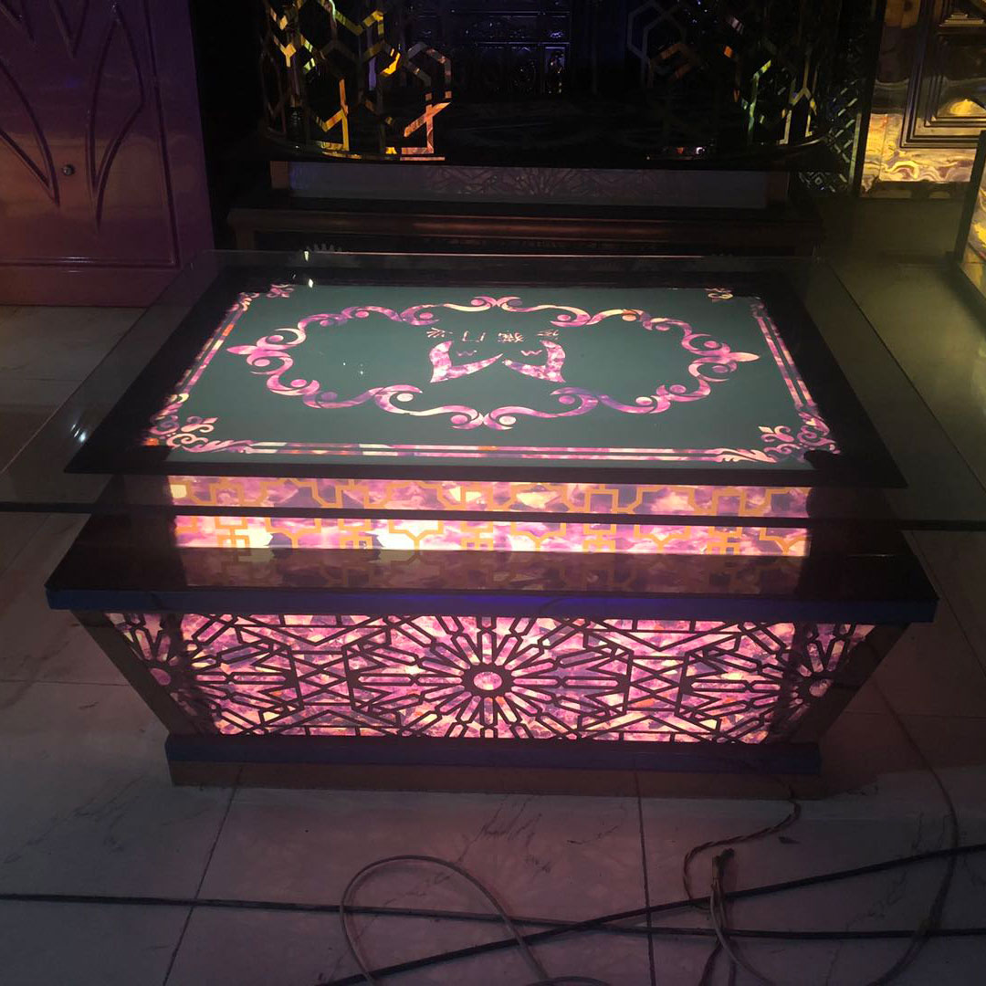 Барная мебель, стеклянный светодиодный стол ktv, светодиодный Ресторанный стол