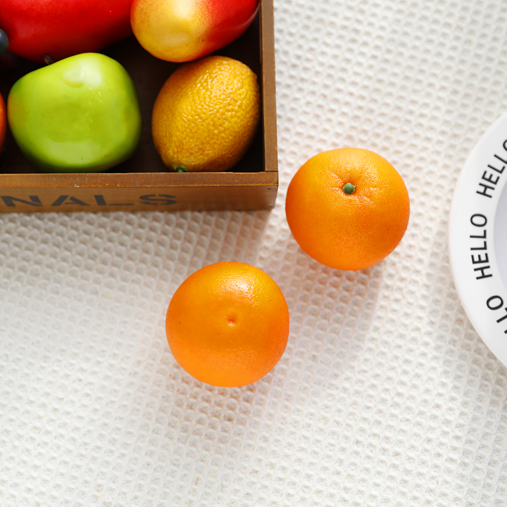 lu越人造水果逼真假水果家窗口显示装饰仿真水果泡沫模型模拟橙色