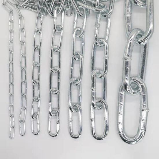 Strong Hot Dipped Galvanized Heavy Duty Steel Chain 3MM 6 Metre Custom Cut Length