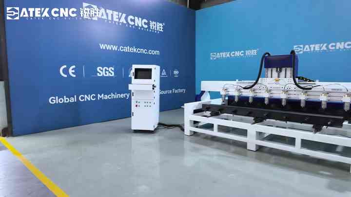 Large Format Multi Spindle CNC Router 8 Heads Automatic Wood Carving ...