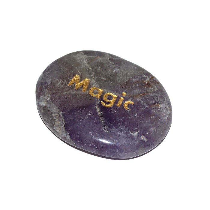 Buy Amethyst Magic Engraved Stone Online : Best Value of Amethyst Magic Engraved Stone
