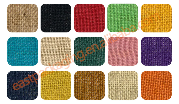 Custom Silk Screen Printing Black Jute Tote Bag With White Logo Printed