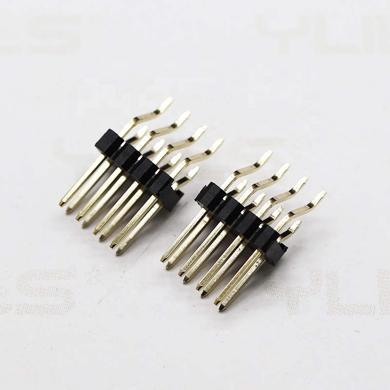 2,54 мм поршневой палец stackabl двухрядные шаг одноблоковый, пластмассовый SMT штыревого разъёма