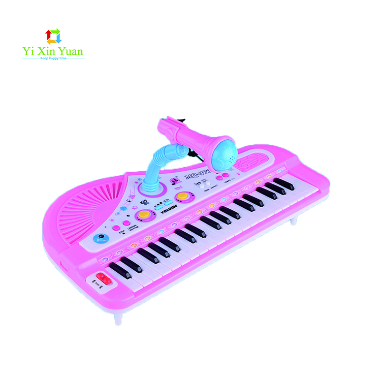 Электронное пианино, музыкальный инструмент, Обучающие игрушки, многофункциональное пианино с 37 клавишами для детей, музыкальная игрушка с перезаряжаемым микрофоном для детей