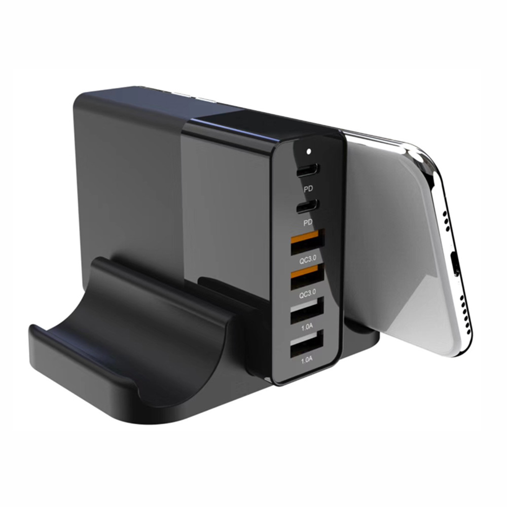 75 Вт USB Type C зарядное устройство Подставка Быстрая зарядка 3,0 доставка USB Настольный PD зарядное устройство адаптер для MacBook, ноутбуков, телефонов и планшетов