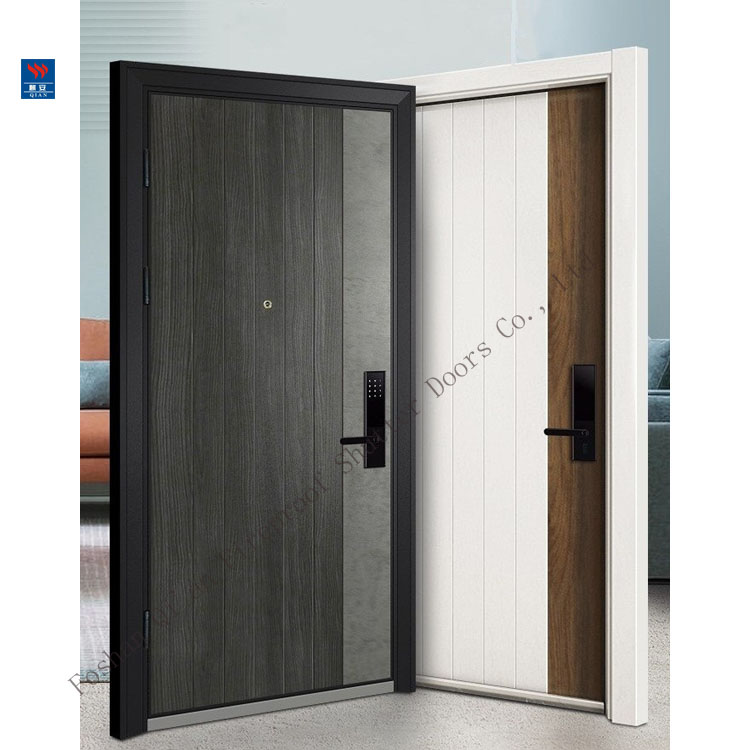 main front entrance exterior door luxury black and pivot stainless turkish security wooden steel doors
