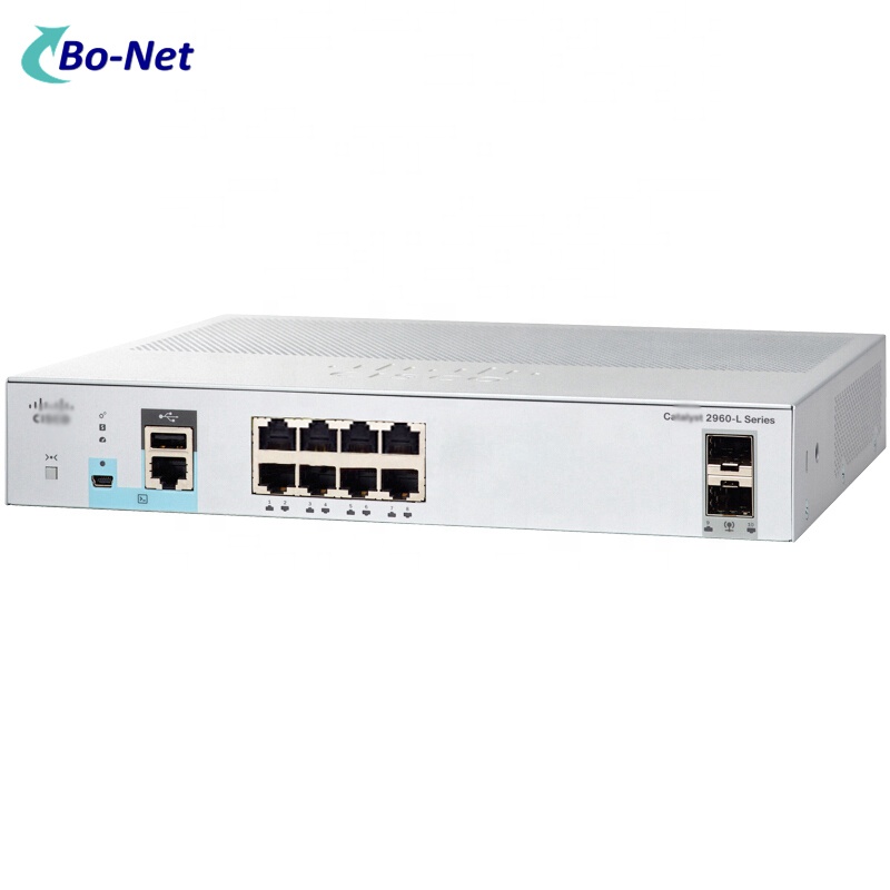 Original New 2960-L Series WS-C2960L-8TS-LL 8 Port Gigabit Ethernet 2 x 1G SFP Network Switch