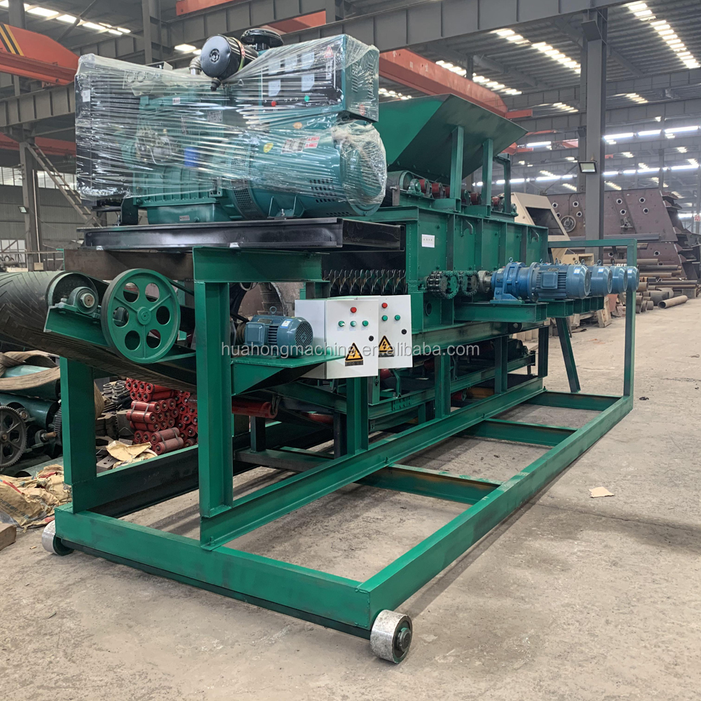 Станция Для Сепарации камней и грязи со складом и конвейерной лентой