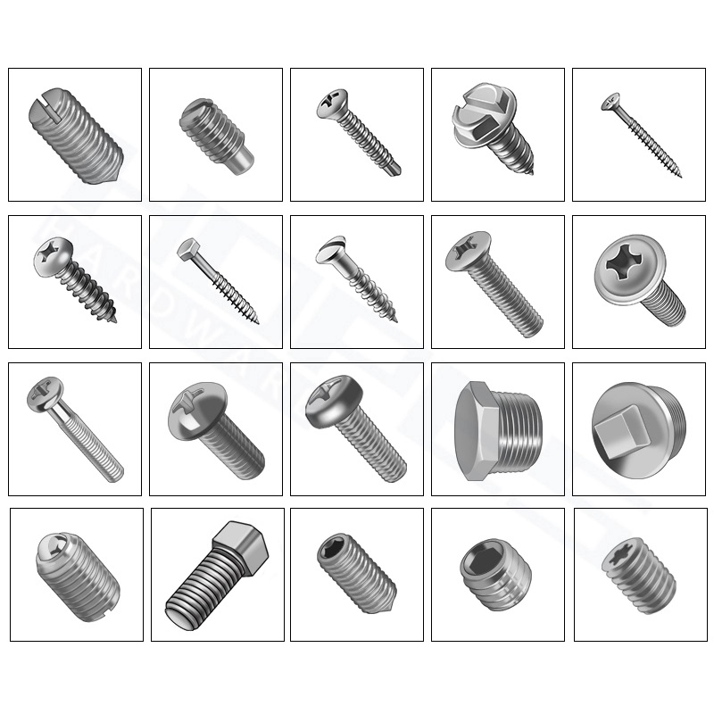 M8 M6 Cross Recessed Countersunk Head Titanium Screw Bolts