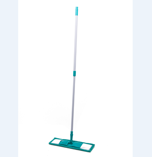 High Quality Customizable house Floor cleaning microfiber flat Mop with Euro popular plastic base