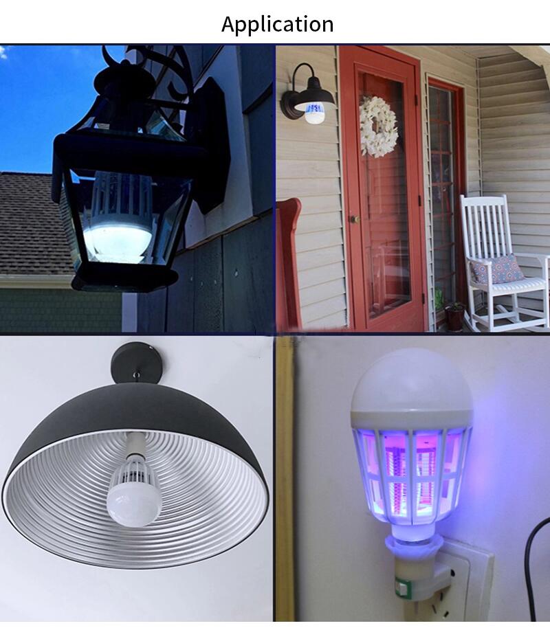 Led Bulb Mosquito Killer Uv Lamp 2 In 1 Nightlight 15W 220v