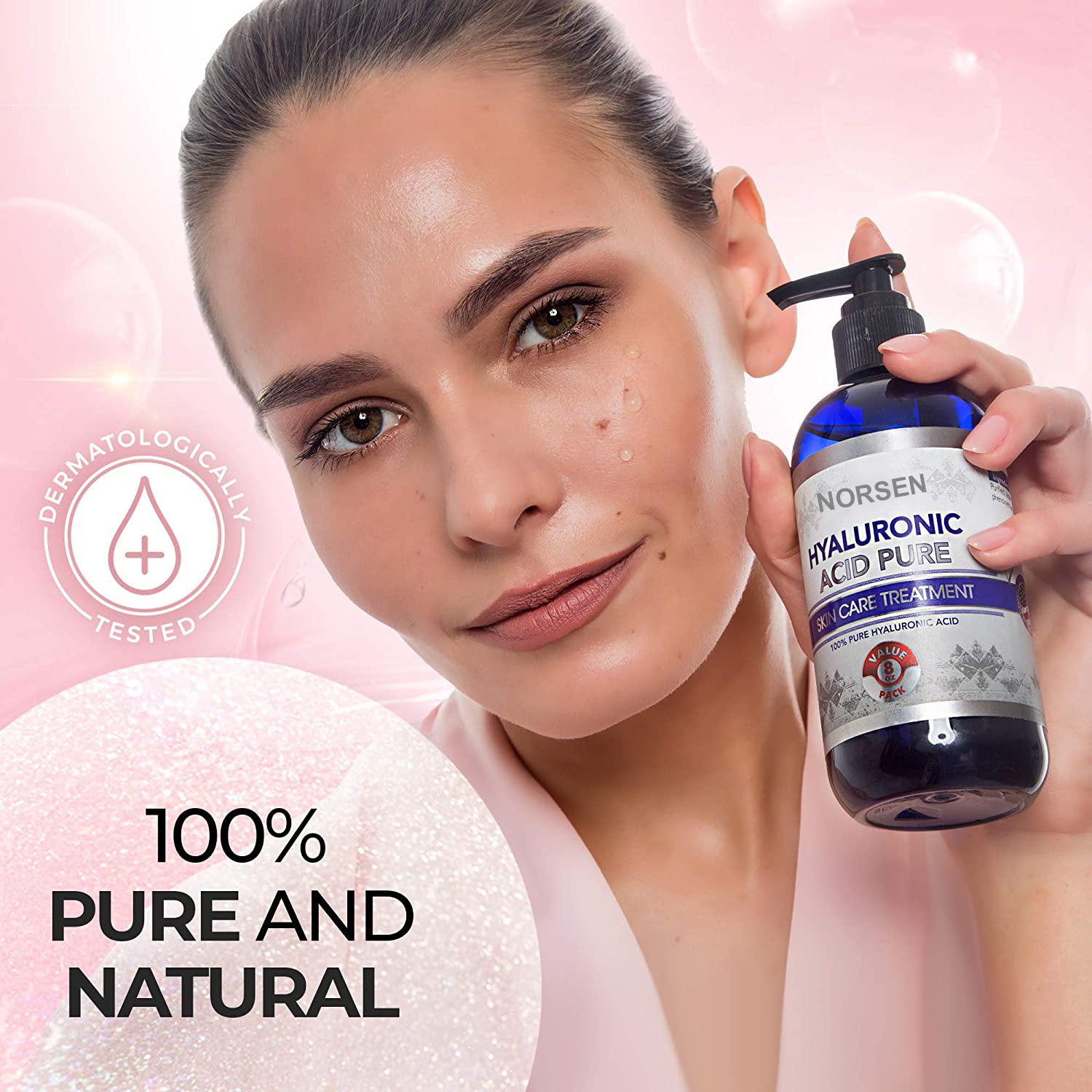 Private Label Hyaluronic Acid Pure Skin Care Serum  anti-ainging Essence