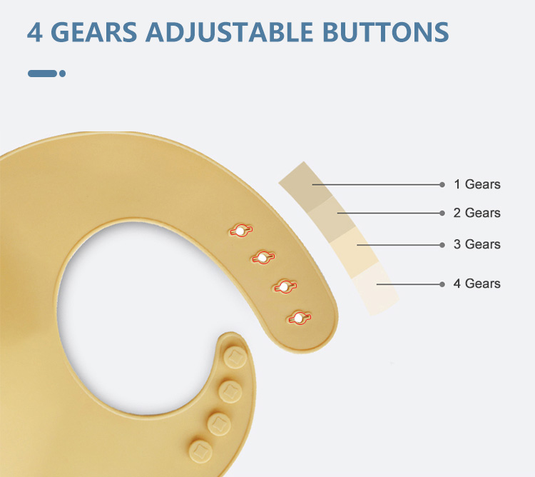 2022 Amazon Hot Sale Food Grade Wodoodporne silikonowe śliniaczki dla niemowląt Hurtownia z kieszenią Catcher 4