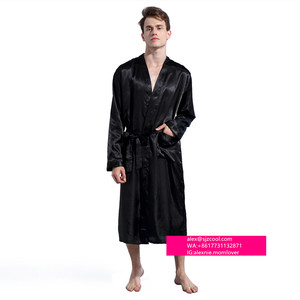 black silk kimono mens