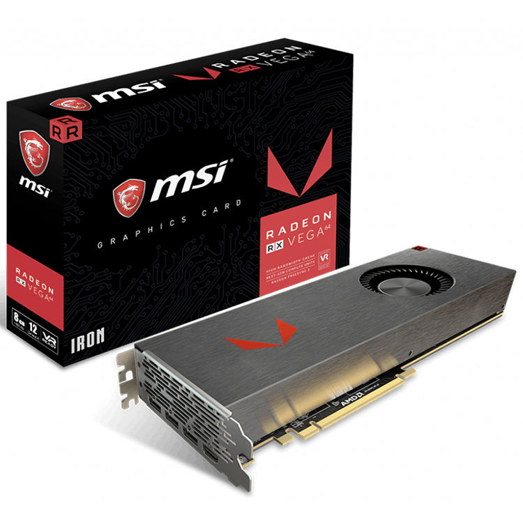 MSI Radeon RX Vega 64 IRON 8G - 8GB HBM2 Graphics Card