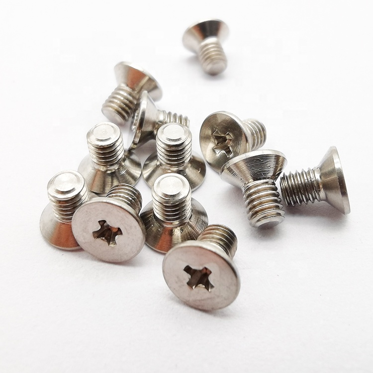 M8 M6 Cross Recessed Countersunk Head Titanium Screw Bolts