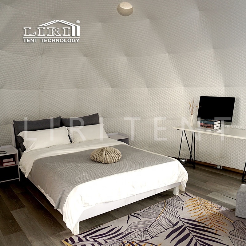 LIRI 7m Outdoor Half Oval Ball Glamping Dome Hotel Tent Price for Sale