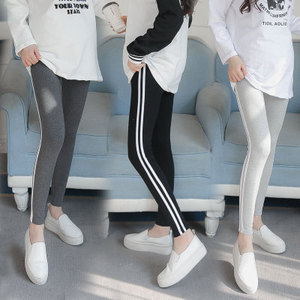 2019 high quality cotton pregnant women pants fashionable maternity leggings solid color adjustable waIst band for women wear