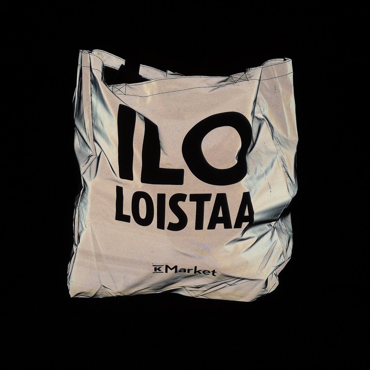 New design wholesale light reflective shopping bag reflective polyester shopping bag for packing